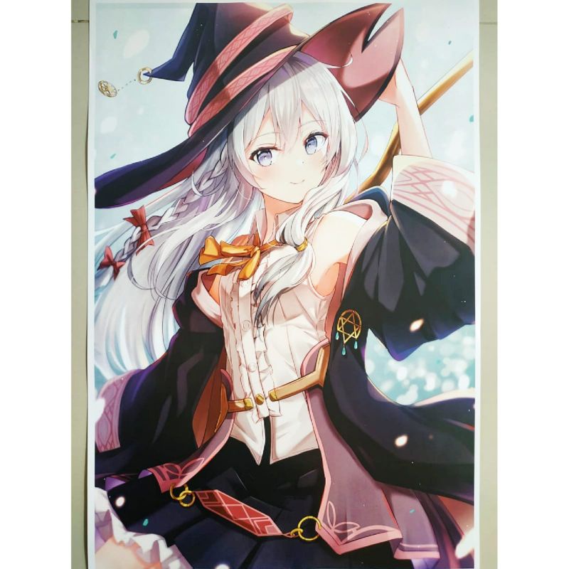 Poster Anime Majo no Tabitabi 6 Wandering Witch The Journey of Elaina Merchandise
