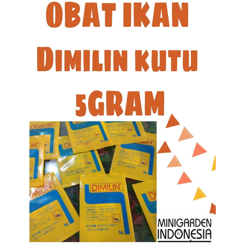 OBAT IKAN DIMILIN KUTU KUNING 5 GRAM ANTI JARUM PARASIT IKAN HIAS KOI