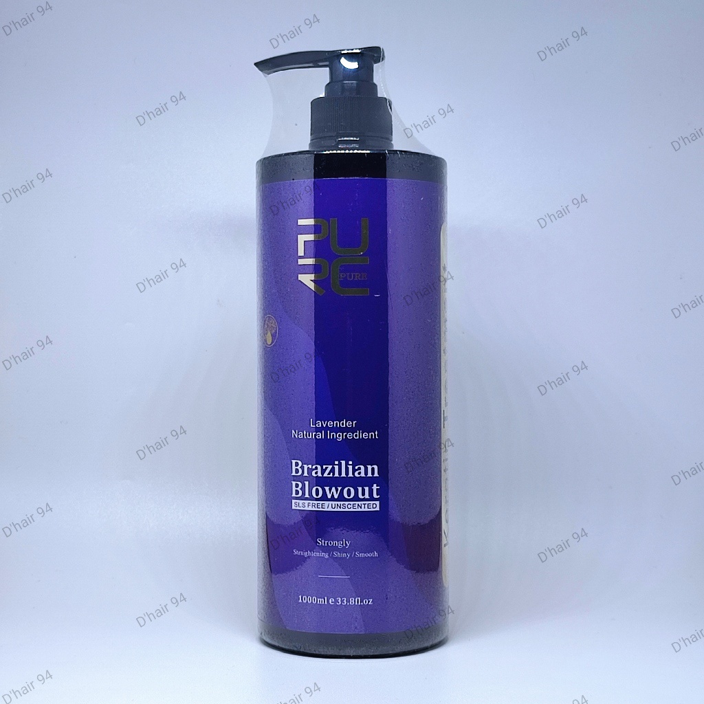 Pelurus rambut Purc Keratin Treatment Brazilian Blowout Lavender Natural 12% - 1000ml