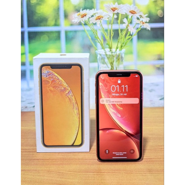 iPhone XR 256GB Fullset iBox Resmi Indonesia