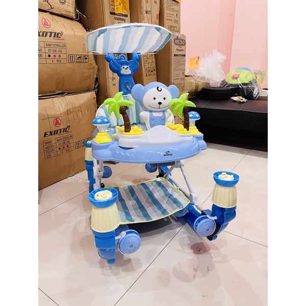 DIJAMIN TERMURAH Baby Walker Apolo Space Baby SB 615-3 / SB615-3 / SB618-3 / SB 611-3 / SB 613-3  612-3 Alat bantu belajar berjalan baby