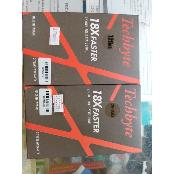 SSD Techbyte 128GB/256GB SATA LAPTOP/PC