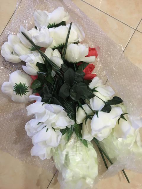 Wanflower Bunga Peony Ball X5 * Putih