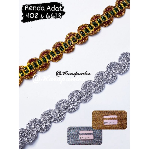 Renda Baju Adat/Renda Rose/408/6613/Roll