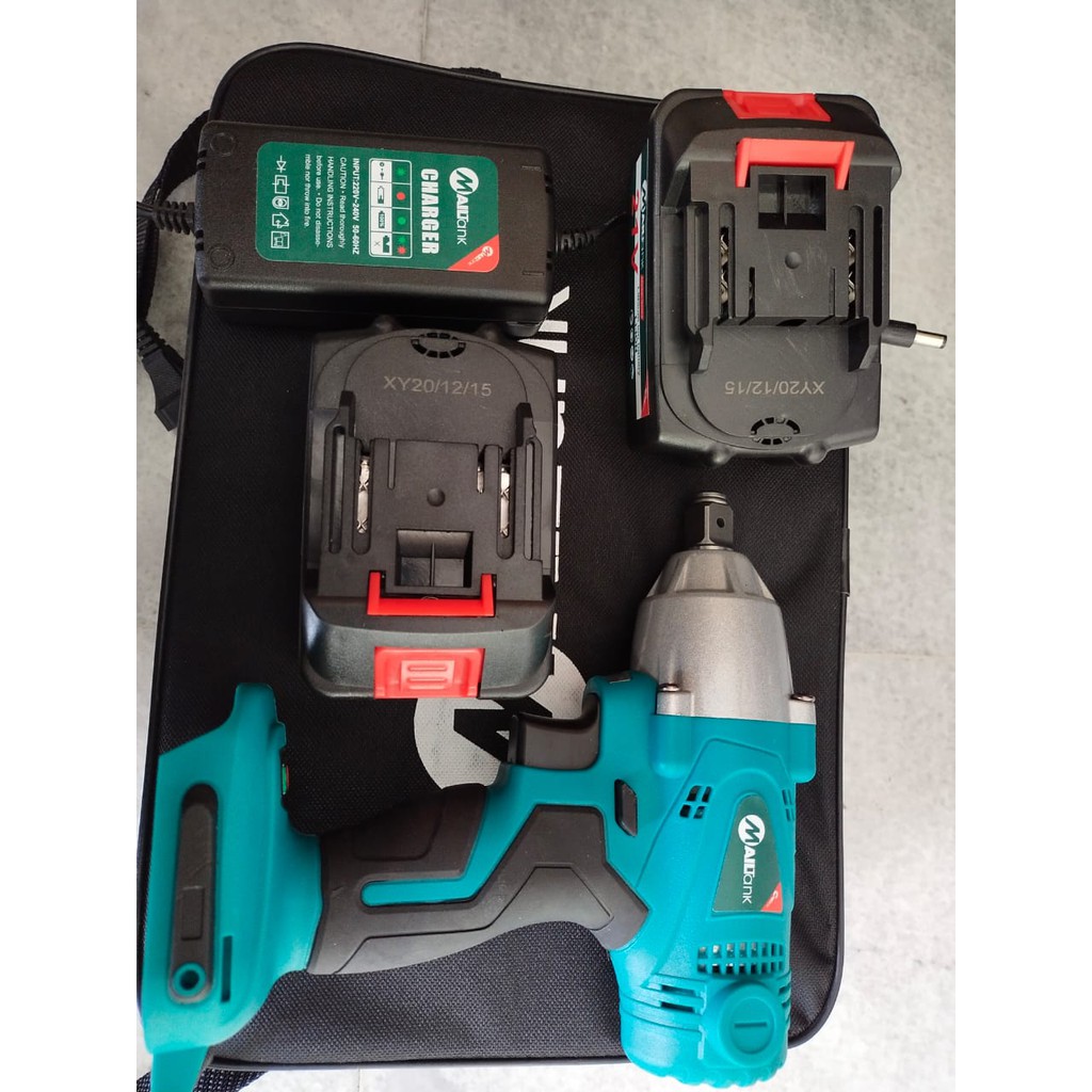 MAILTANK SH-212 Mailtank Impact Wrench 21Volt bor penghancur tipe SH-212 Mesin Bor Menggunakan Charger