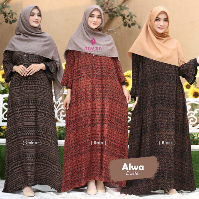Daster Alwa Nayma Hijab / Daster Rayon