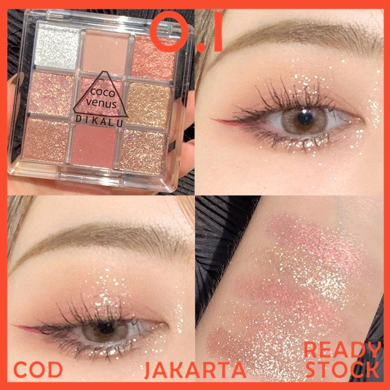 Dikalu eyeshadow 9 Warna baru/eyeshadow Glitter/eyeshadow matte