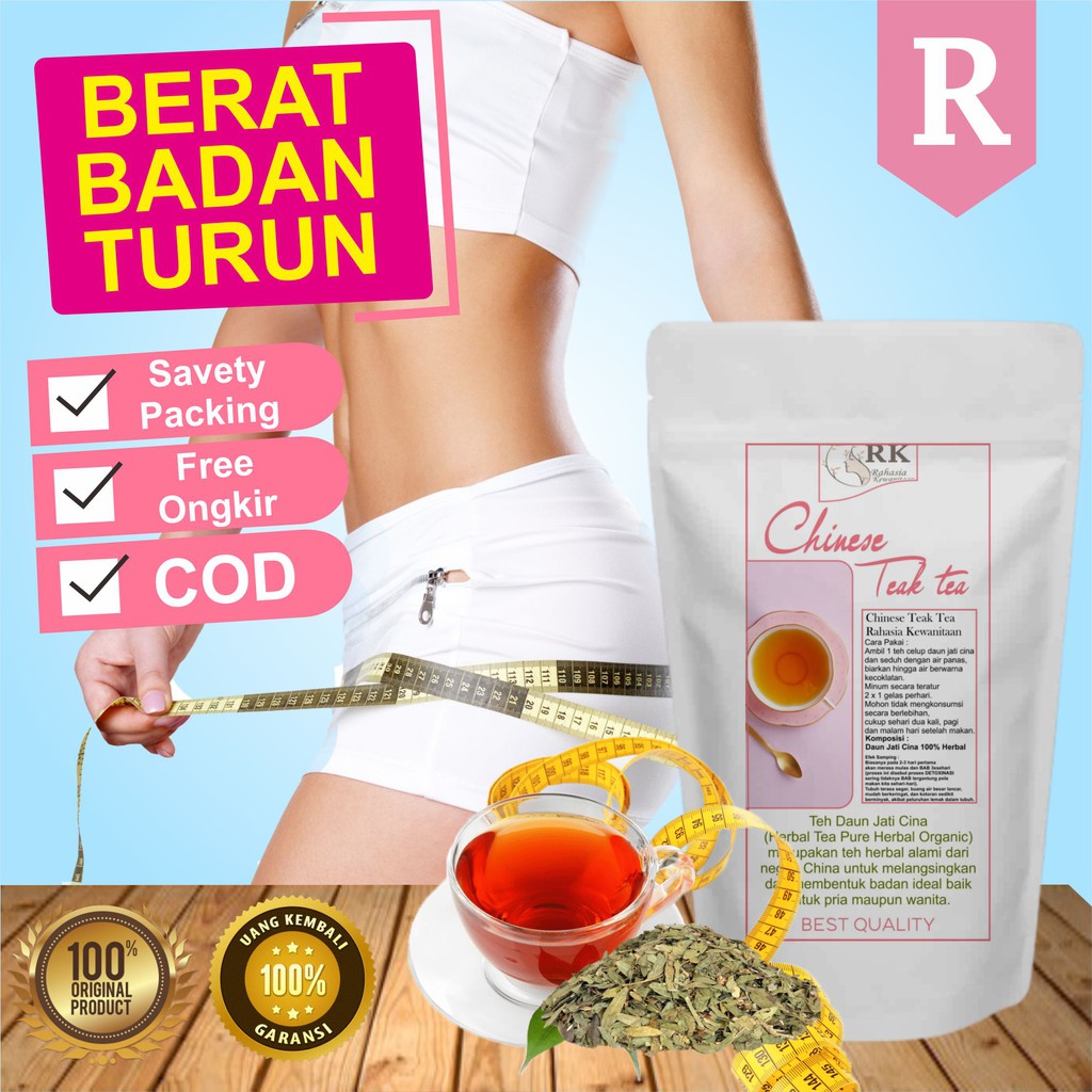 El Royal Detox Slimming Tea - Teh Detox 1 Paket Teh Pelangsing Herbal Alami SLIMMING/DIET CAPSULE PELANGSING HERBAL) BPOM