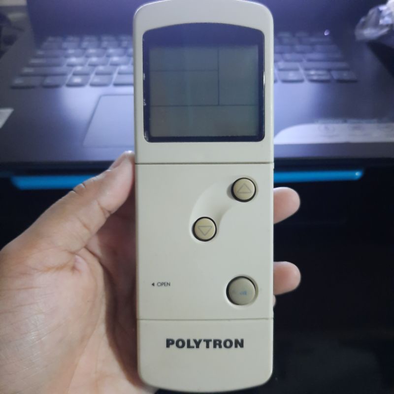 REMOTE REMOT AC POLYTRON TOMBOL 3 ORIGINAL ASLI