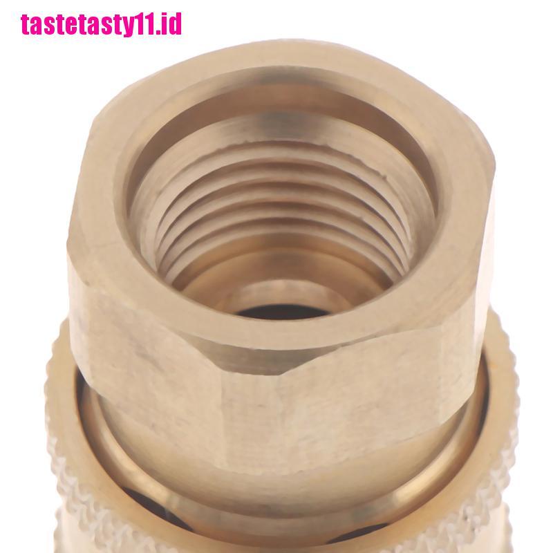 1 Pc 1 / 4 &quot;Female NPT Female Bahan Kuningan Untuk Tekanan