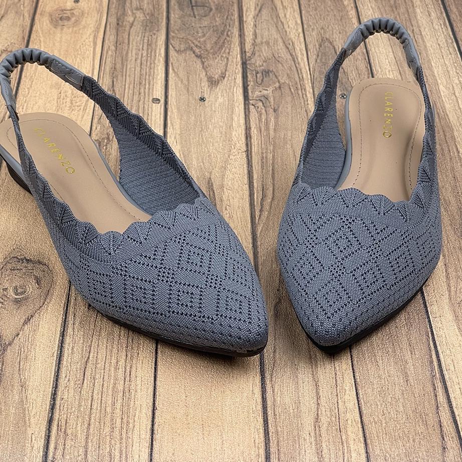 ➢ Flatshoes Rajut synthetic rubber Mochica RZ45 ~ Clarenzo ➹