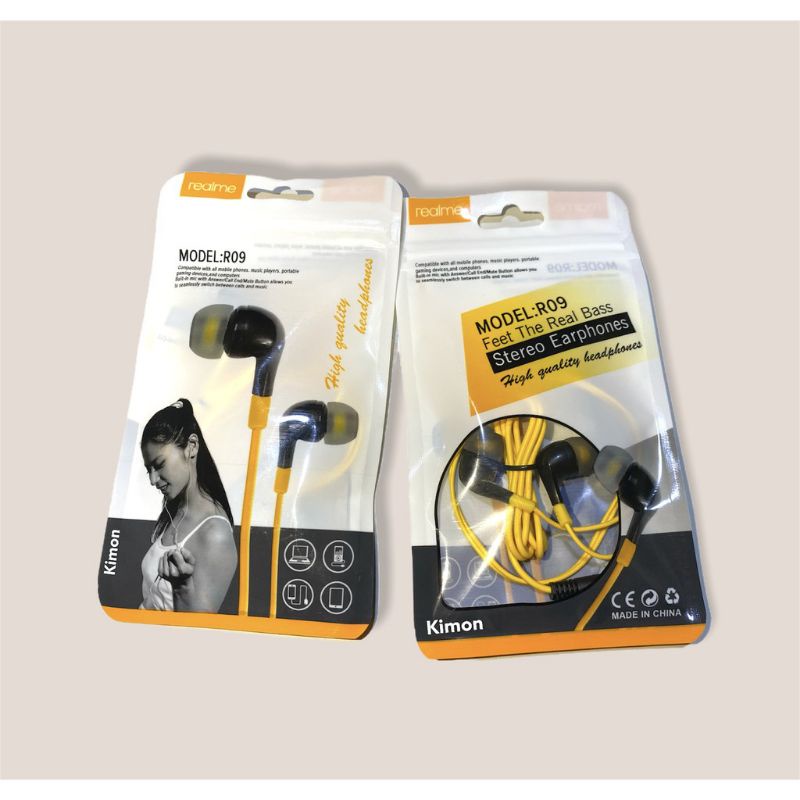 HF Handsfree Headset Realme Seri R09/ Buds 2 Extra Bass