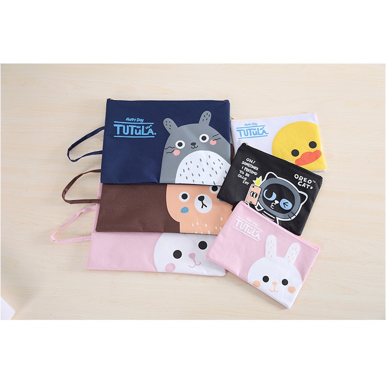 

(PROMO) Map/ Kantong A5 Kartun Kucing, Beruang