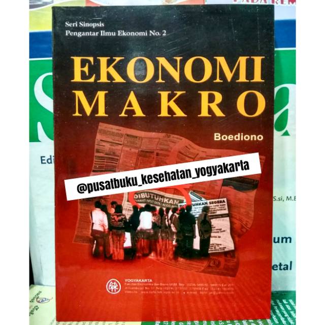 Buku Ekonomi Makro Boediono KUALITAS NO.1 TERMURAH