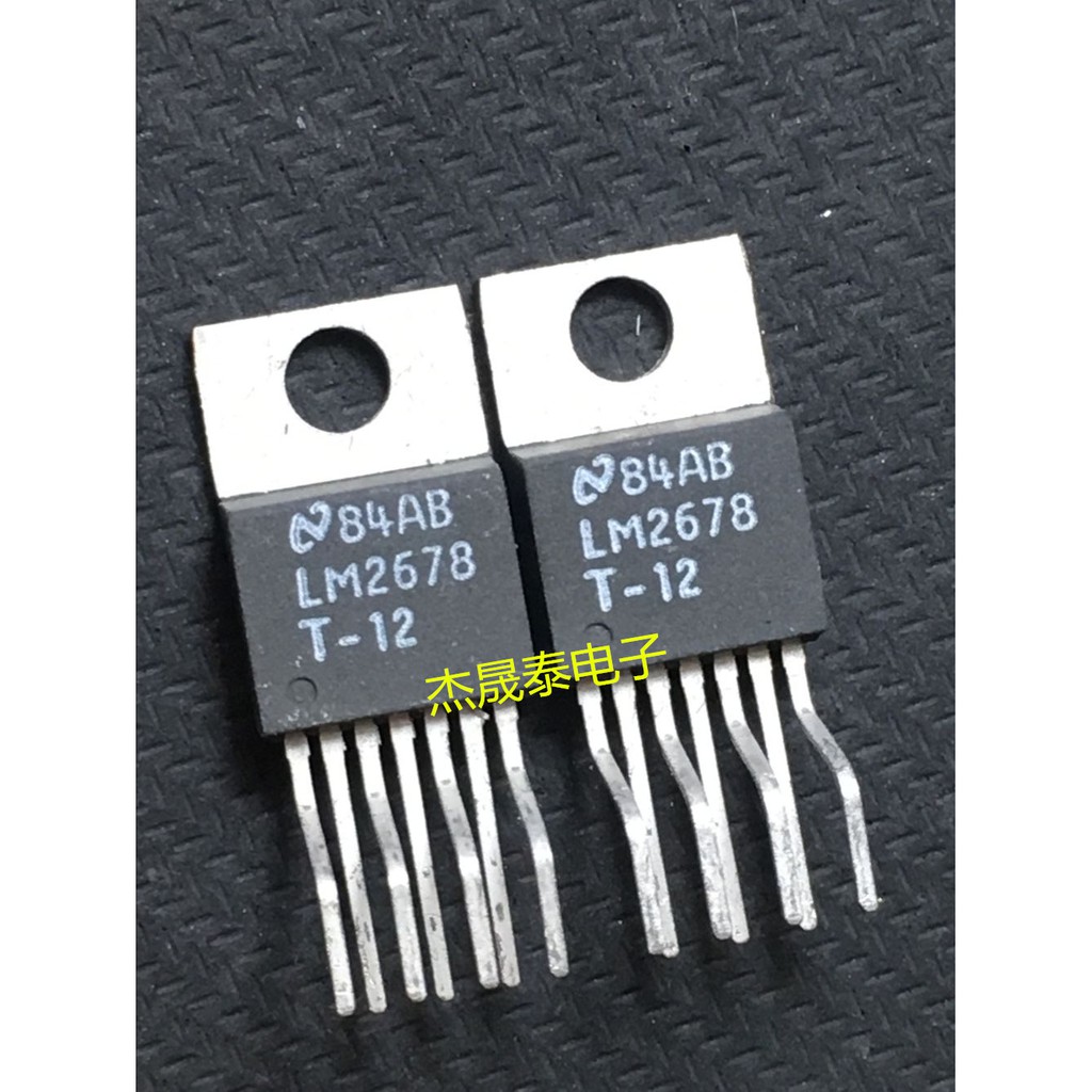 2pcs Chip Regulator Lm2678T-12 Lm2678T-5.0 To-220