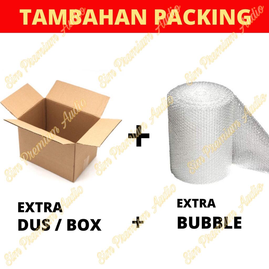 

EXTRA PACKINGAN DUS & BUBBLEWRAP/ PENGAMAN PAKET/ PACKINGAN TAMBAHAN
