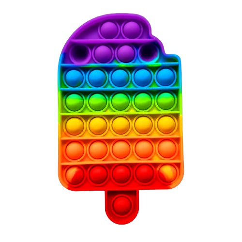 Mainan Push Pop It Fidget Toy Rainbow-6
