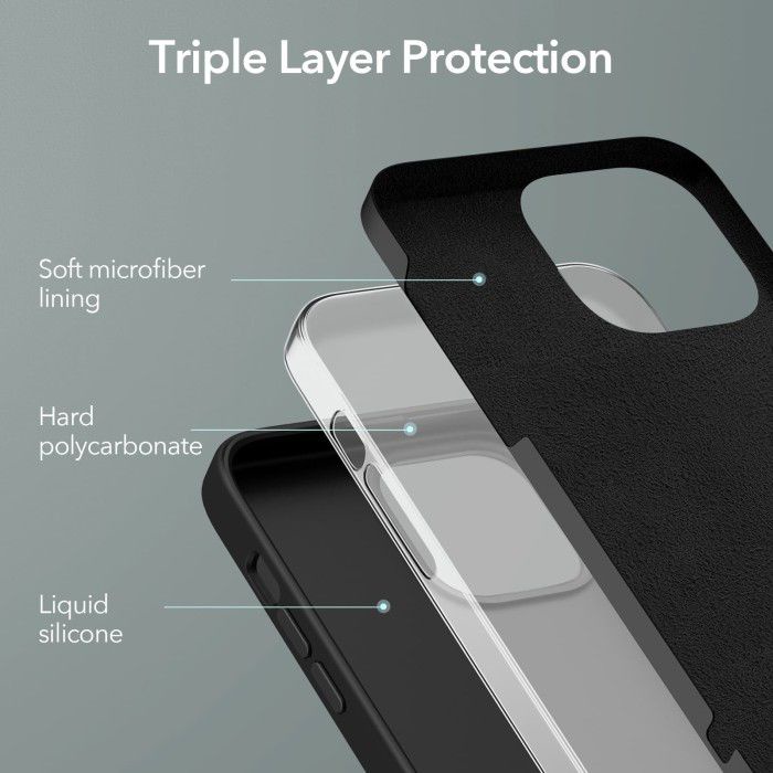 ESR iPhone 13 / 13 Pro / 13 Pro Max Cloud Soft Case - Solid Base - Original ESR -  501041 / 501042 / 501043 / 501044 / 501045 / 501046 / 501047 / 501048 / 501049