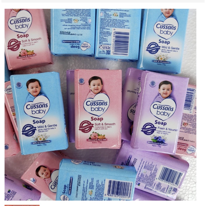 Cussons Sabun Mandi Bayi Baby Soap 75gr