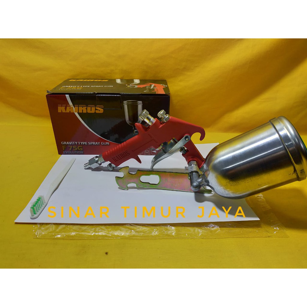 SPRAY GUN TABUNG ATAS F75 / SPRAY GUN F75G KAIROS