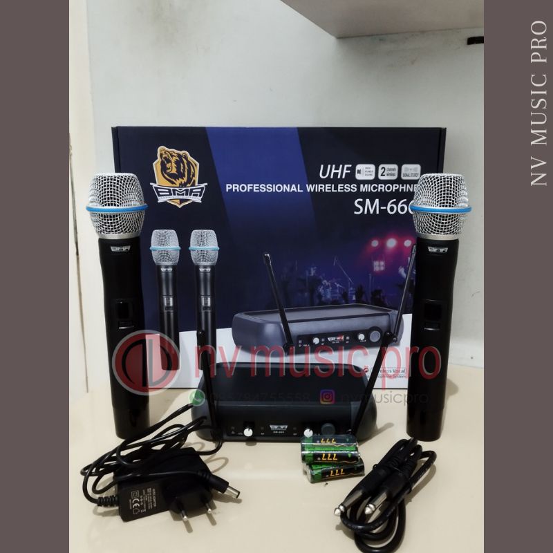 BMA MICROPHONE SM-666 WIRELESS