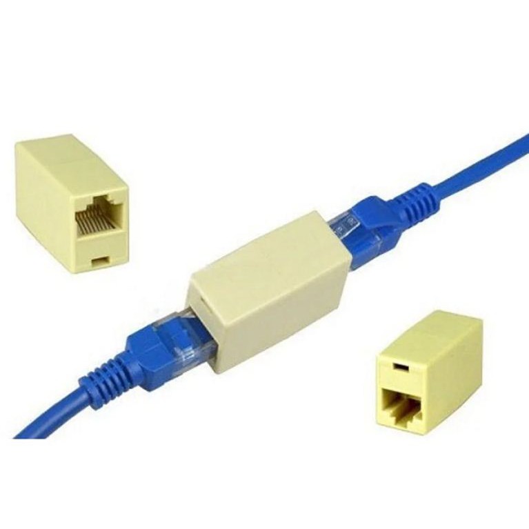 BAREL LAN RJ45 CAT 5E, SAMBUNGAN KABEL LAN RJ45 CAT 5E