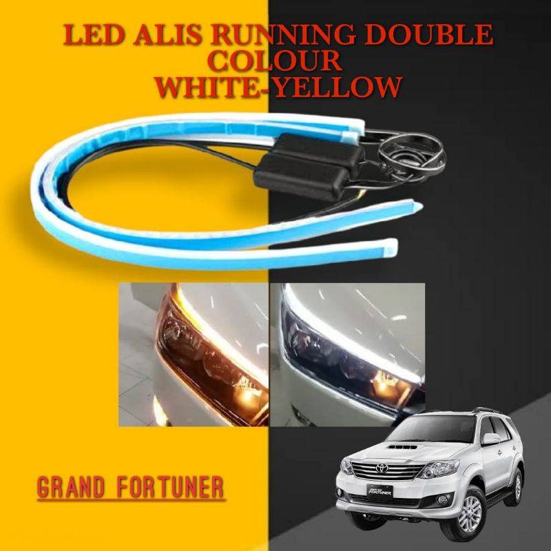 LED ALIS RUNNING DOUBLE COLOUR MOBIL GRAND FORTUNER