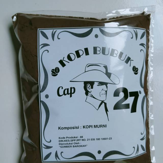 

Kopi bubuk murni cap 27