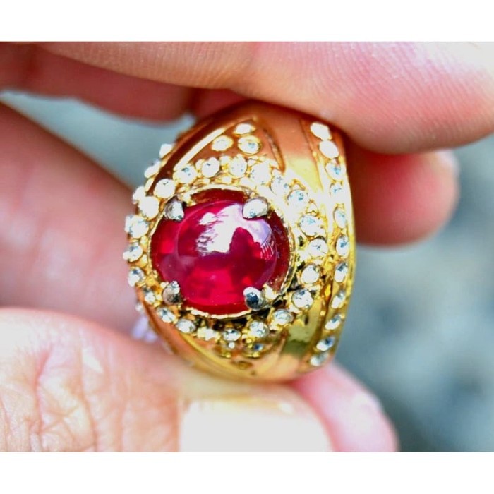 Natural Batu Ruby Cabochon Pigeon Blood - Murahh