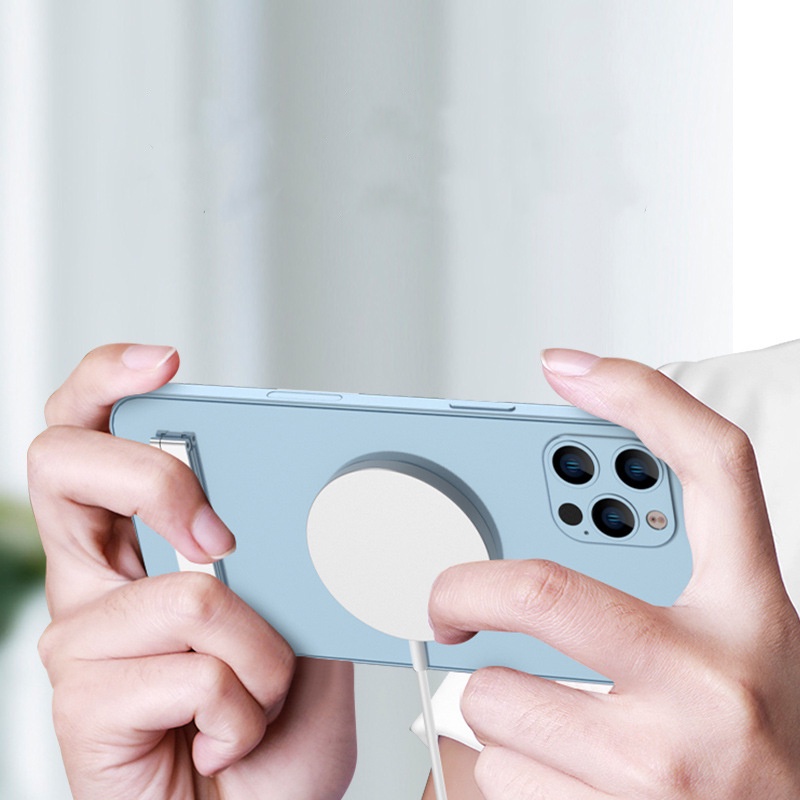 Stand Holder Magnetik Universal Model Lipat Bahan Alloy Untuk Handphone