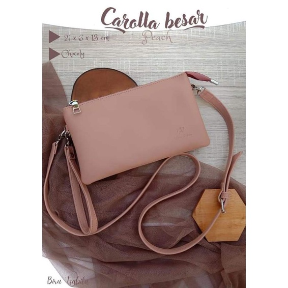 tas carolla besar biru tsabita