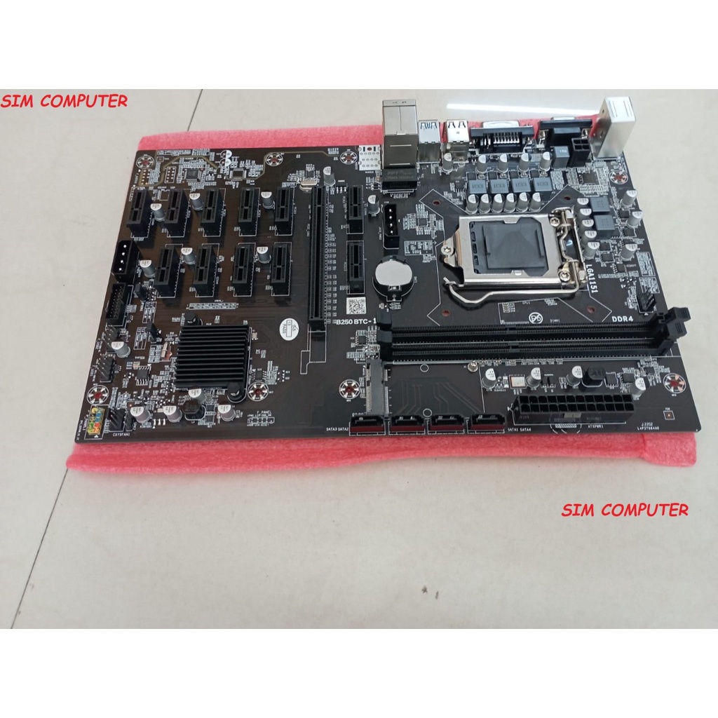 MOTHERBOARD MINING B250 BTC-12P