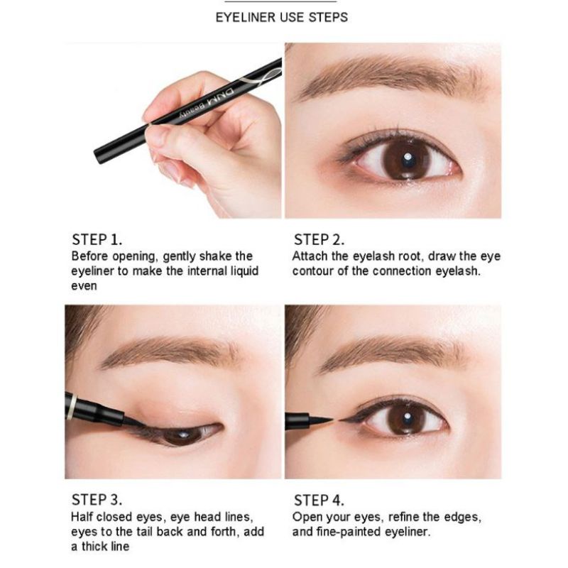 EYELINER DNM waterproof eyeliner pen pensil tahan lama hitam ORIGINAL termurah