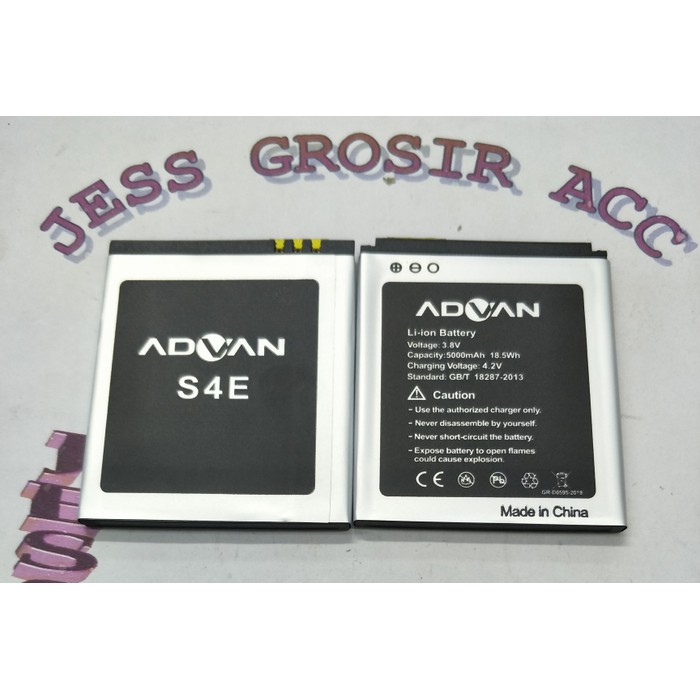 Baterai Battery ADVAN Vandroid S4J S4E DoublePower Protection 5000Mah - Hitam