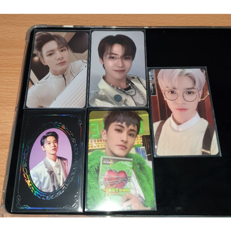 jaemin jewel, jeno photobook universe, doyoung yearbook, mark digipack GM, taeyong harpot