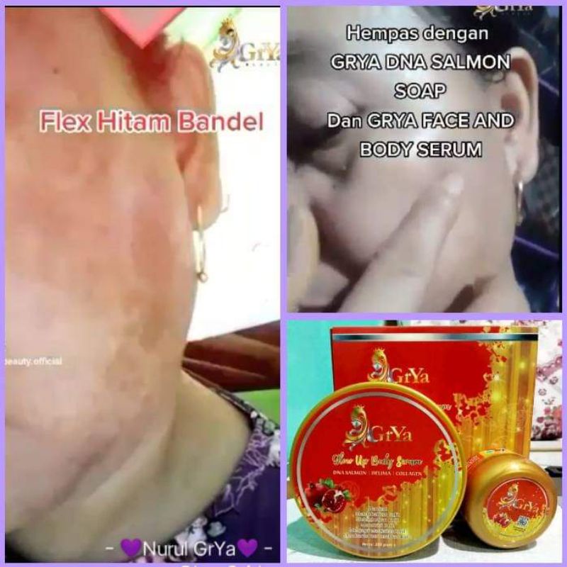 GryaBeauty cream wajah+ body serum