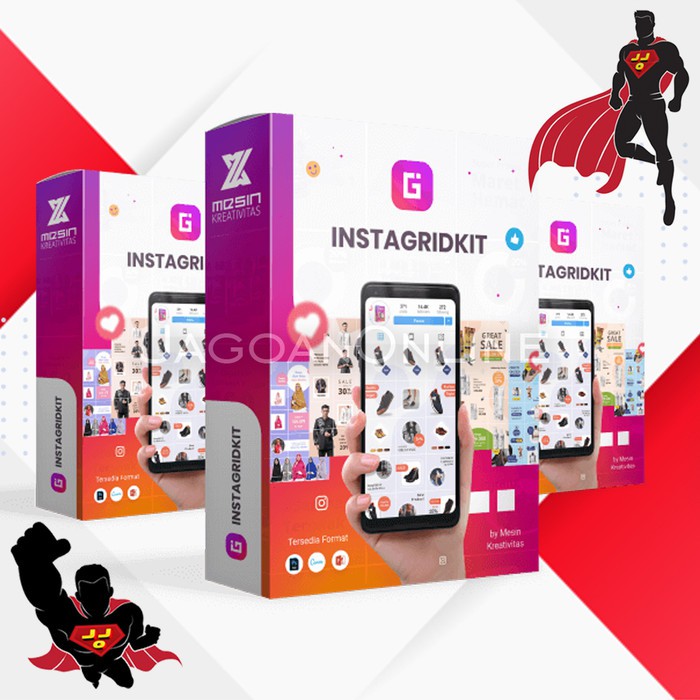 JKTJO INSTA GRID KIT - Miliki Feeds Instagram yang Menjual