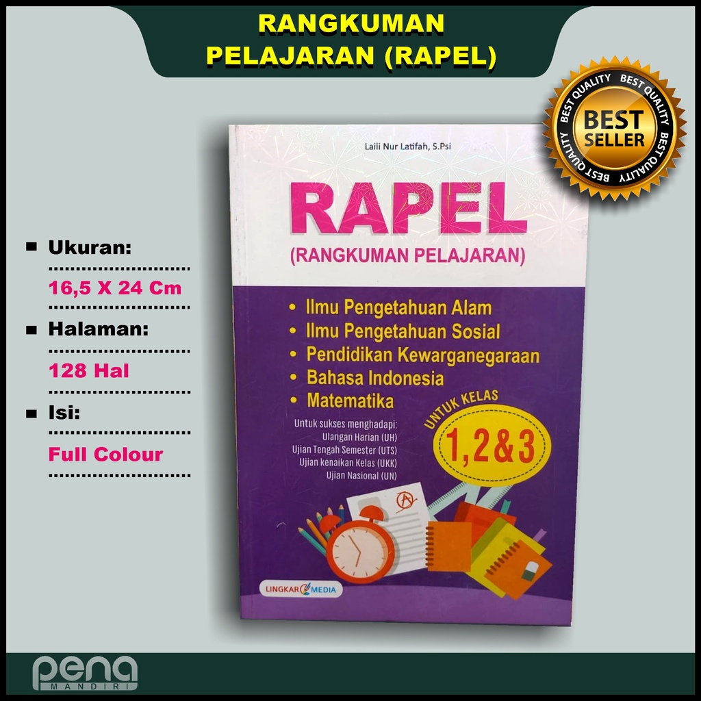 Buku Anak - Buku SD - Rangkuman Pelajaran (RAPEL)