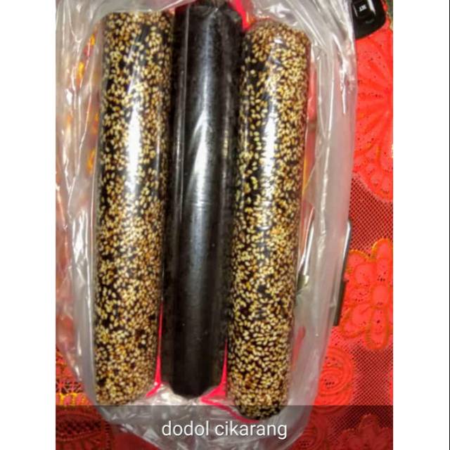 Dodol Lonjor  Wijen/ jenang Wijen Ketan Hitam Asli khas bogor higienis