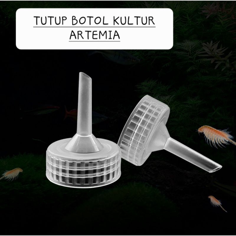 TUTUP BOTOL PENETASAN ARTEMIA CORONG ALAT TETAS ARTEMIA IMPORT