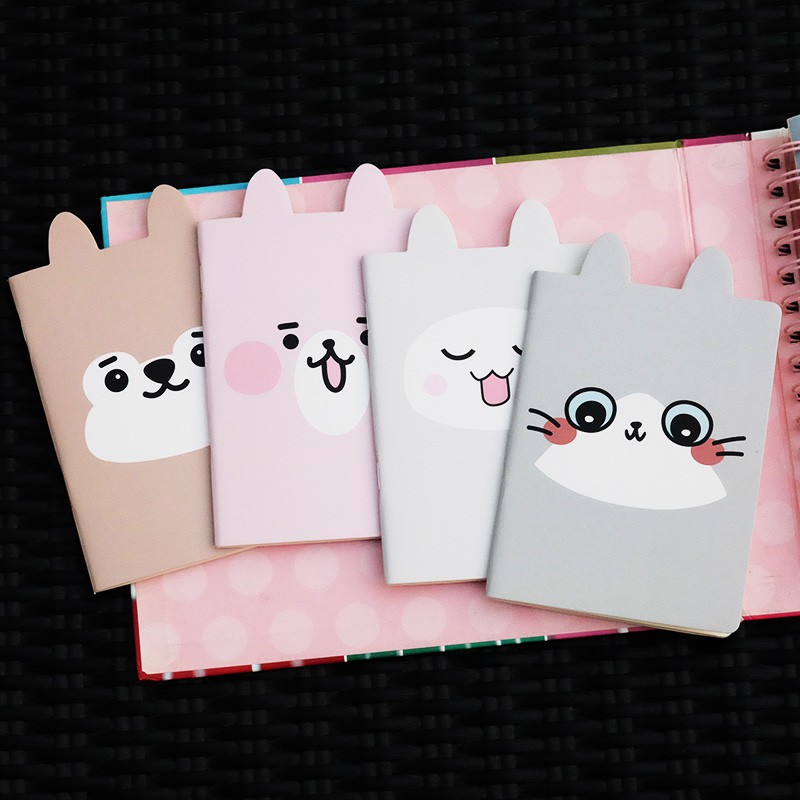 

Cute Animals Plain Pocket Notes Set (Buku Tulis)
