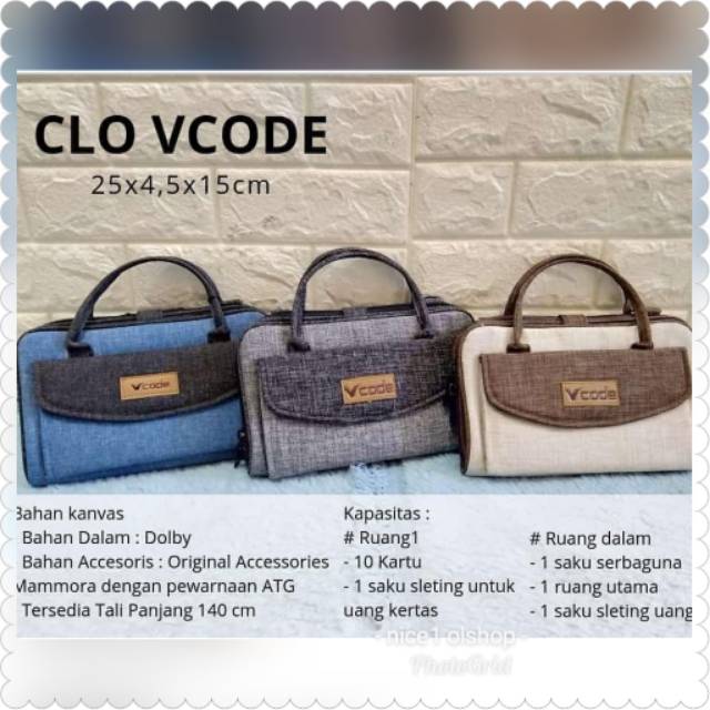 Tas Dompet Clo Vcode