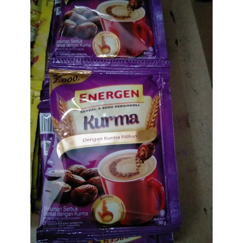 energen sachet isi 10sachet,KURMA PROMO MUMER.