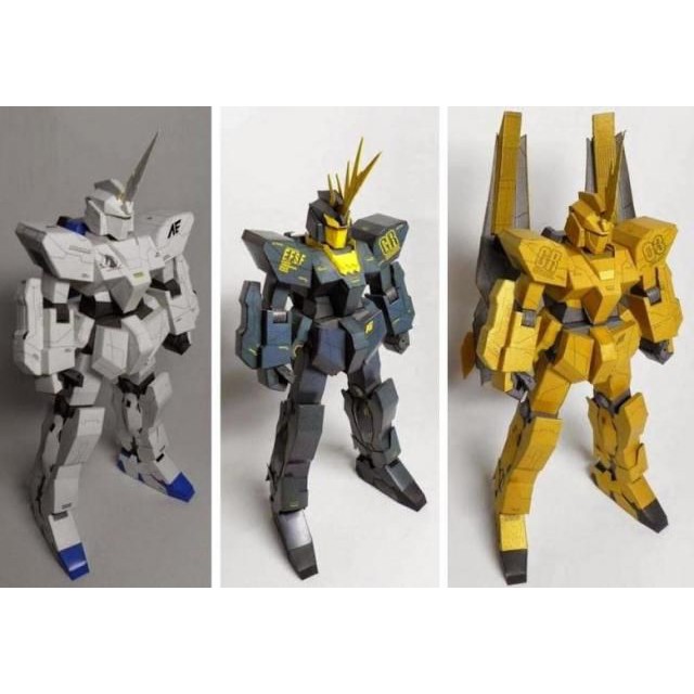 DIY Papercraft Gundam All Unicorn Gundam Custom Basic