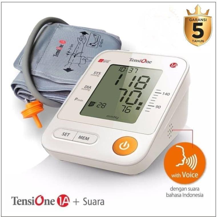 Onemed Tensimeter Digital + Suara Tensione 1A Alat Ukur Tekanan Darah