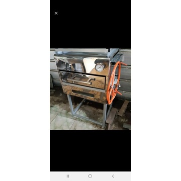 OVEN GAS LAPIS LEGIT PEMANTIK 65X65X40 BIMA BERKAH STAINLESS 2 API