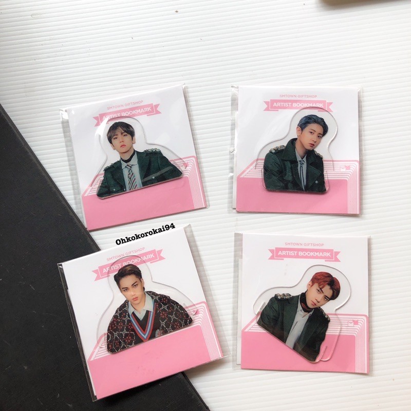 EXO BOOKMARK TEMPO OFFICIAL GOODS PEMBATAS BUKU KAI CHANYEOL SEHUN BAEKHYUN