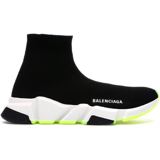 balenciaga speed trainer green