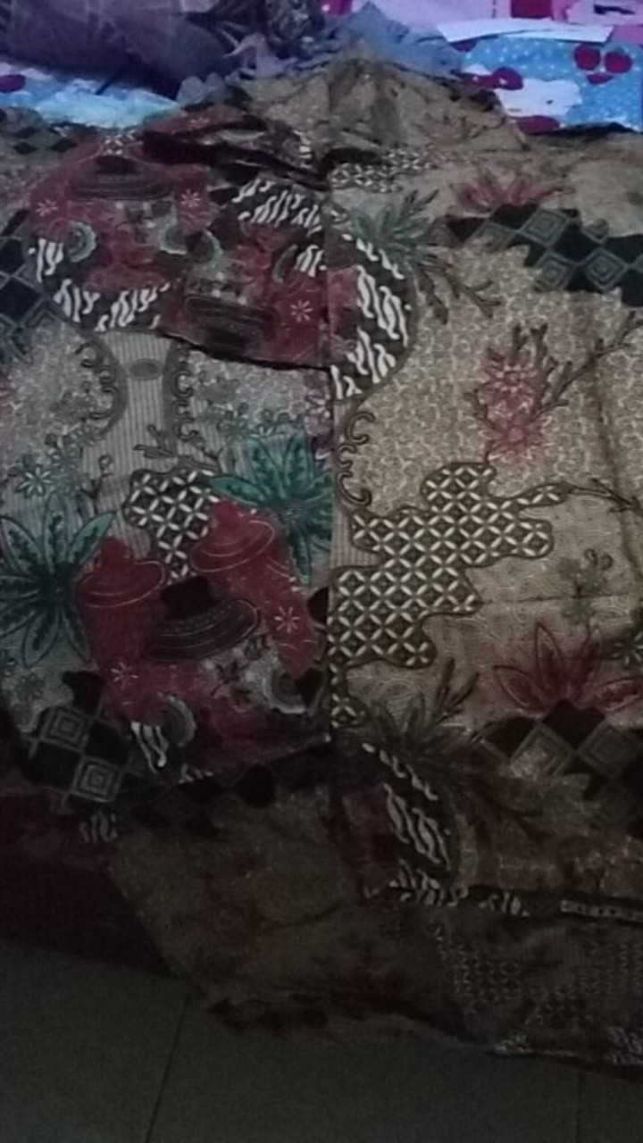 Batik Couple Keluarga Sania Ruffle Ori Ndoro Jowi Dnt Mataram