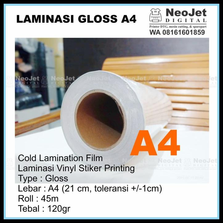 

Paket Sticker Vinyl Inkjet Transparant Murah Laminasi Glossy 120Gsm A4